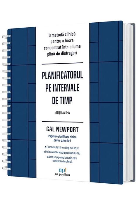 Copertă produs Planificatorul pe intervale de timp