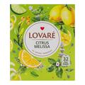 Copertă produs Cutie cu 32 pliculețe Lovar&eacute; - Citrus Melissa: amestec de ceai verde cu arome de mentă, melisă, lemongrass și lăm&acirc;ie 64 g - gallery small 