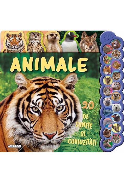 Copertă produs 20 de sunete și curiozitați - Animale