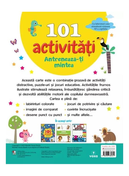 Copertă produs 101 activități. Antrenează-ți mintea - gallery big 2