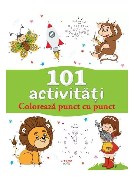 Copertă produs 101 activități. Colorează punct cu punct - gallery big 1