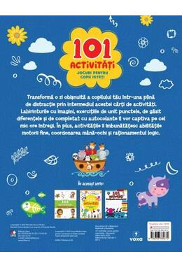 Copertă produs 101 activități. Jocuri pentru copii isteți