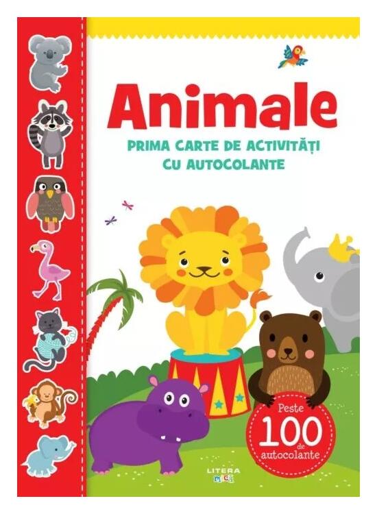 Copertă produs Animale. Prima carte de activități cu autocolante - gallery big 1