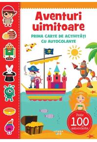 Copertă produs Aventuri uimitoare. Prima carte de activități cu autocolante