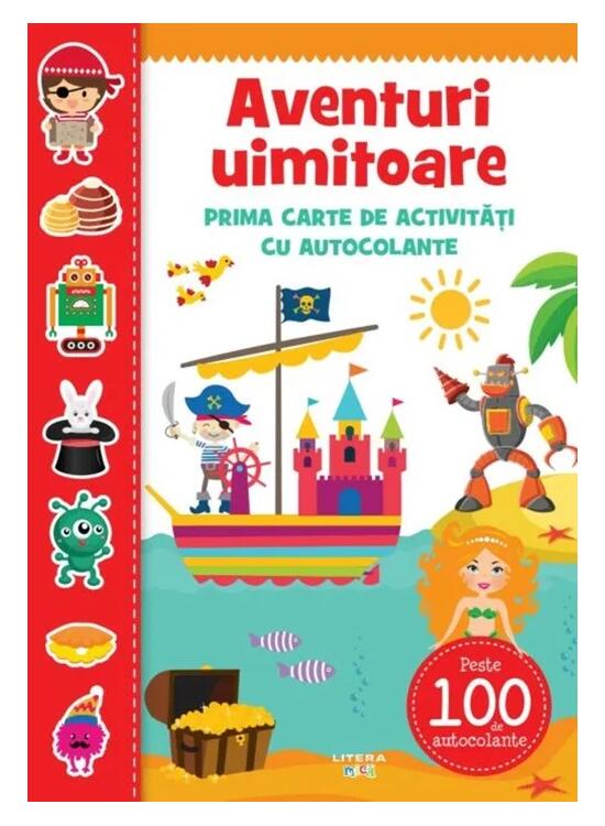 Copertă produs Aventuri uimitoare. Prima carte de activități cu autocolante - gallery big 1
