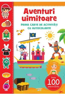 Copertă produs Aventuri uimitoare. Prima carte de activități cu autocolante
