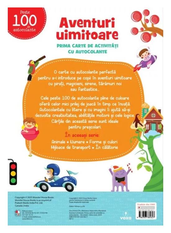 Copertă produs Aventuri uimitoare. Prima carte de activități cu autocolante - gallery big 2