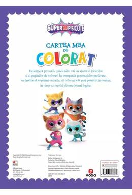 Copertă produs Disney. Superpisicuțe. Cartea mea de colorat. Să &icirc;nceapă distracția