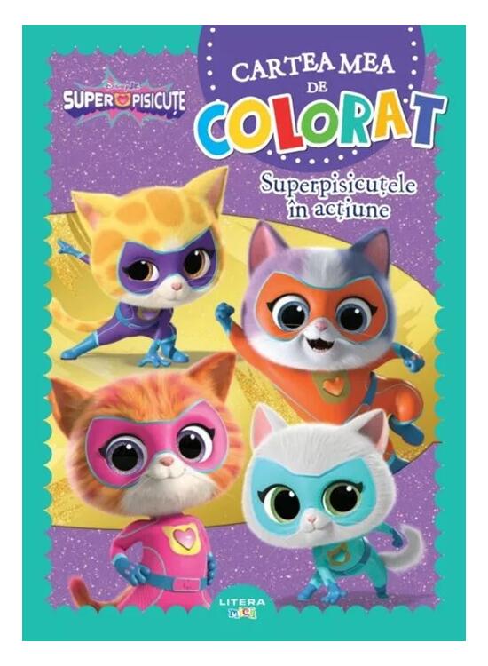 Copertă produs Disney. Superpisicuțe. Cartea mea de colorat. Superpisicuțele &icirc;n acțiune - gallery big 1