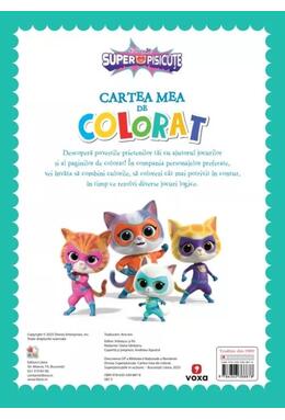 Copertă produs Disney. Superpisicuțe. Cartea mea de colorat. Superpisicuțele &icirc;n acțiune