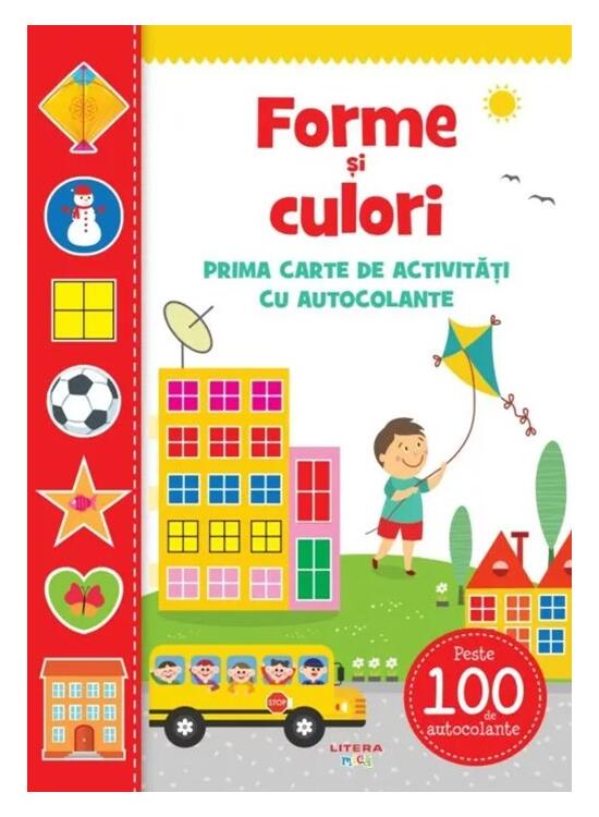 Copertă produs Forme și culori. Prima carte de activități cu autocolante - gallery big 1