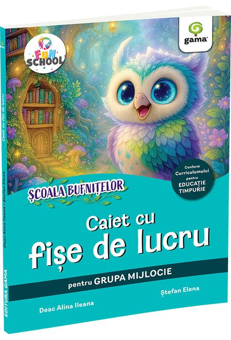 Copertă produs Caiet de fișe de lucru, grupa mijlocie