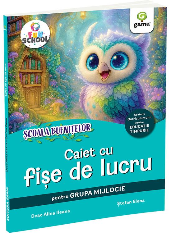 Copertă produs Caiet de fișe de lucru, grupa mijlocie - gallery big 1