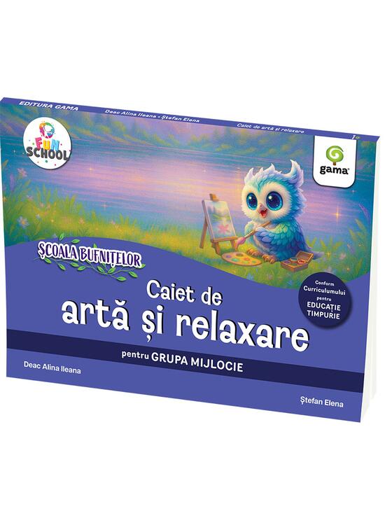 Copertă produs Caiet de artă și relaxare pentru grupa mijlocie - gallery big 1