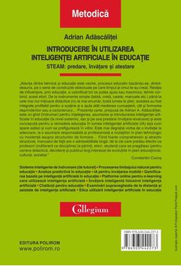 Copertă produs Introducere &icirc;n utilizarea inteligenţei artificiale &icirc;n educaţie