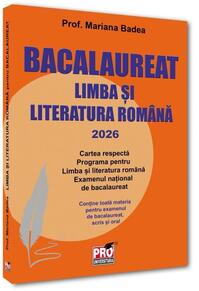 Copertă produs Limba și literatura rom&acirc;nă pentru bacalaureat 2026