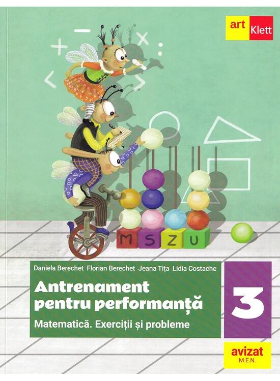 Copertă produs Antrenament pentru performanță. Matematică. Exerciții și probleme. Clasa a III-a - gallery big 1