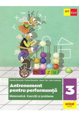 Copertă produs Antrenament pentru performanță. Matematică. Exerciții și probleme. Clasa a III-a