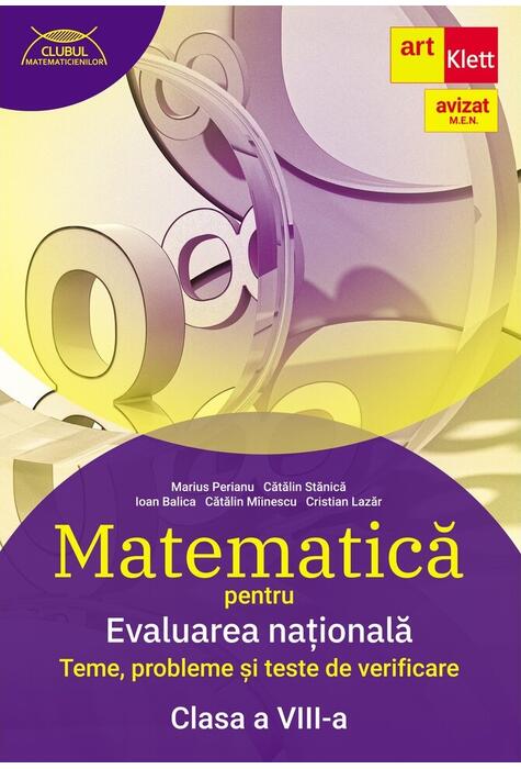 Copertă produs Evaluarea națională Matematică. Clasa a VIII-a