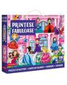 Copertă produs Joc educativ - Puzzle cu glitter + carte de colorat + markere + stickere Mimorello - Prințese fabuloase - thumb 1