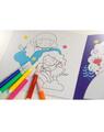 Copertă produs Joc educativ - Puzzle cu glitter + carte de colorat + markere + stickere Mimorello - Prințese fabuloase - thumb 3
