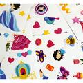Copertă produs Joc educativ - Puzzle cu glitter + carte de colorat + markere + stickere Mimorello - Prințese fabuloase - gallery small 
