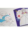 Copertă produs Joc educativ - Puzzle cu glitter + carte de colorat + markere + stickere Mimorello - Prințese fabuloase - thumb 5