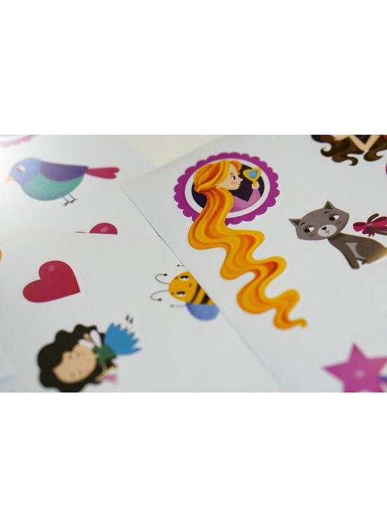 Copertă produs Joc educativ - Puzzle cu glitter + carte de colorat + markere + stickere Mimorello - Prințese fabuloase - gallery big 6