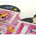 Copertă produs Joc educativ - Puzzle cu glitter + carte de colorat + markere + stickere Mimorello - Prințese fabuloase - gallery small 