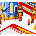 Copertă produs Joc educativ - Puzzle cu glitter + carte de colorat + markere + stickere Mimorello - Pompierii - gallery small 