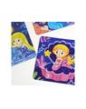 Copertă produs Joc educativ - 3 puzzle-uri + 3 pagini de colorat cu apă + pensula magică - Sirene - thumb 2