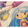 Copertă produs Joc educativ - 3 puzzle-uri + 3 pagini de colorat cu apă + pensula magică - Sirene - gallery small 