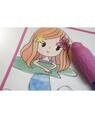 Copertă produs Joc educativ - 3 puzzle-uri + 3 pagini de colorat cu apă + pensula magică - Sirene - thumb 6