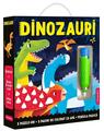 Copertă produs Joc educativ - 3 puzzle-uri + 3 pagini de colorat cu apă + pensula magică - Dinozauri - thumb 1