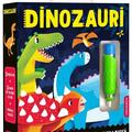 Copertă produs Joc educativ - 3 puzzle-uri + 3 pagini de colorat cu apă + pensula magică - Dinozauri - gallery small 