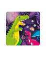 Copertă produs Joc educativ - 3 puzzle-uri + 3 pagini de colorat cu apă + pensula magică - Dinozauri - thumb 2