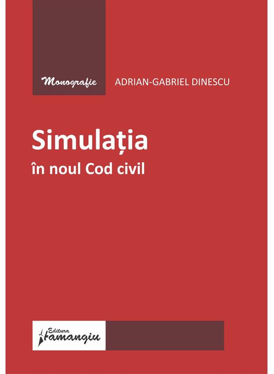Copertă produs Simulația &icirc;n noul Cod civil - gallery big 1
