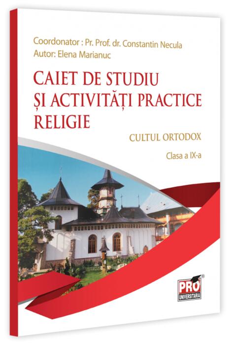 Copertă produs Caiet de studiu și activități practice. Religie - Cultul ortodox. Clasa a IX-a