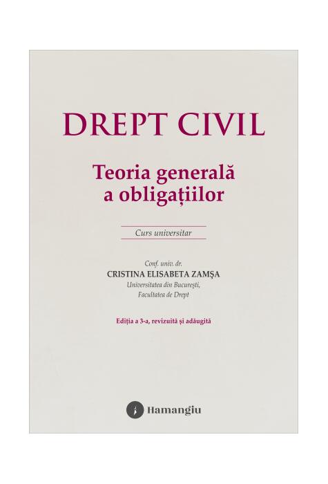 Copertă produs Drept civil. Teoria generală a obligațiilor