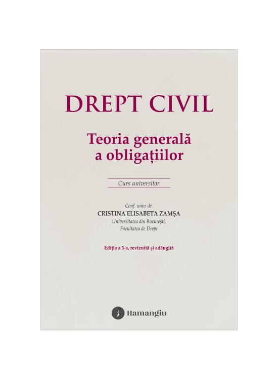 Copertă produs Drept civil. Teoria generală a obligațiilor - gallery big 1