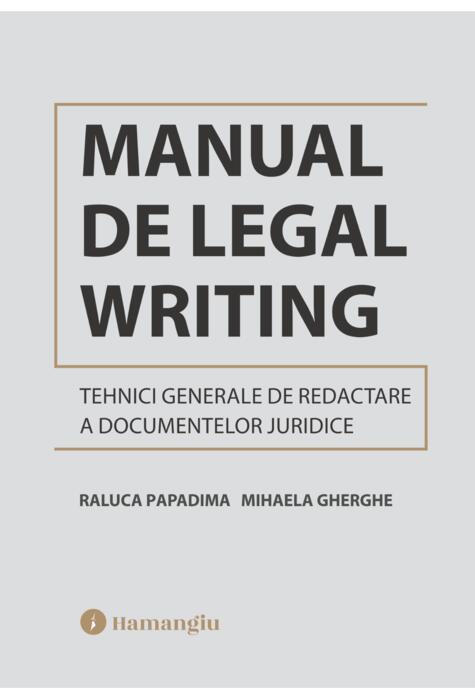 Copertă produs Manual de Legal Writing