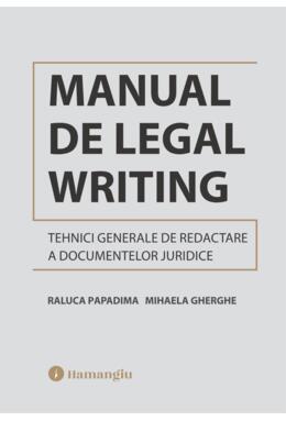 Copertă produs Manual de Legal Writing