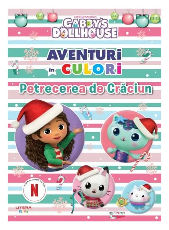 Copertă produs Gabby's Dollhouse. Aventuri &icirc;n culori. Petrecerea de Crăciun - gallery big 1