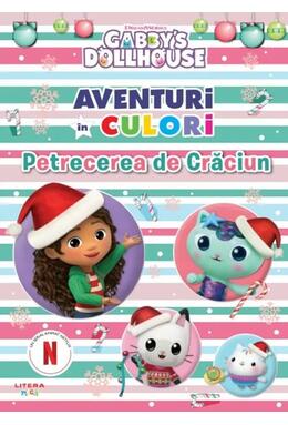 Copertă produs Gabby's Dollhouse. Aventuri &icirc;n culori. Petrecerea de Crăciun
