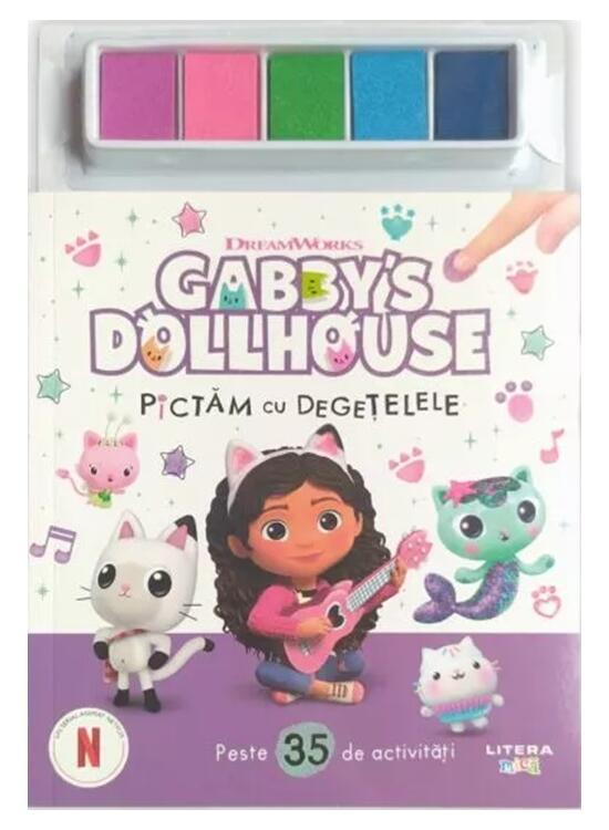 Copertă produs Gabby's Dollhouse. Pictăm cu degețelele - gallery big 1