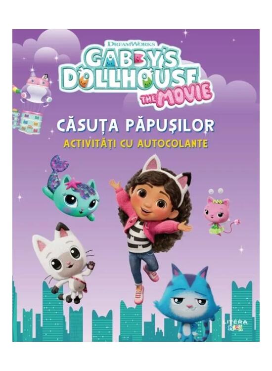 Copertă produs Gabby's Dollhouse. Căsuța păpușilor. Activități cu autocolante - gallery big 1
