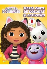 Copertă produs Gabby's Dollhouse. Marea carte de colorat și activități