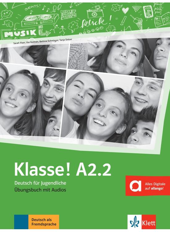 Copertă produs Klasse! A2.2. &Uuml;bungsbuch mit Audios - gallery big 1