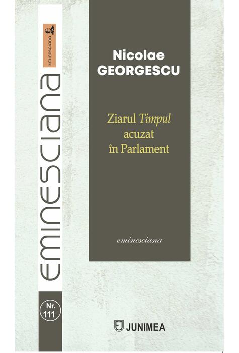 Copertă produs Ziarul Timpul acuzat &icirc;n Parlament