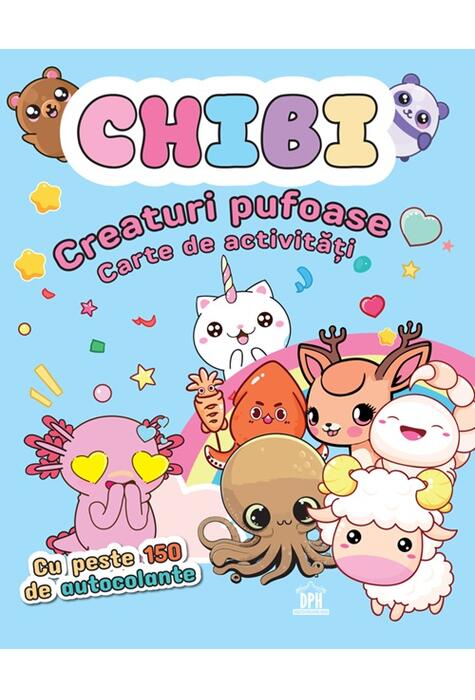 Copertă produs Chibi. Creaturi pufoase. Carte de activități